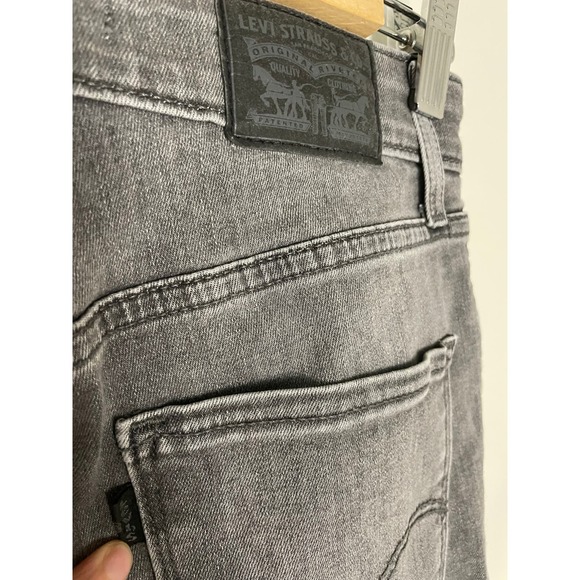 Levi's 721 High Rise Skinny SZ 26 gray/black - Picture 5 of 7